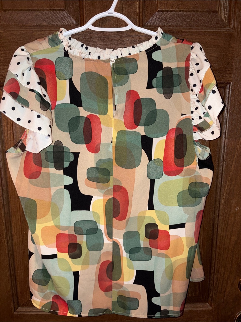 Mixed patterned top - Picture 2 of 2